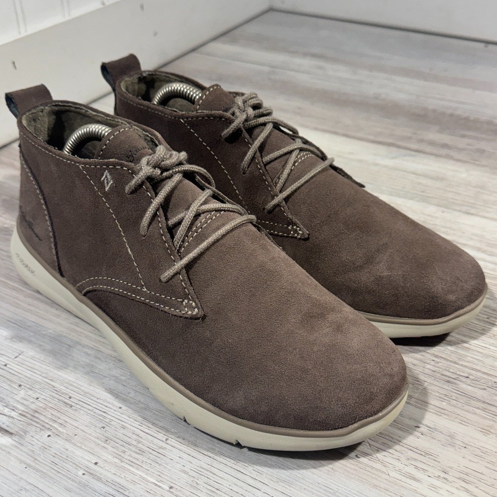 EDDIE BAUER Atlas Cloud Line Chukka Boots Women's Soft BROWN Suede LEATHER SZ 7